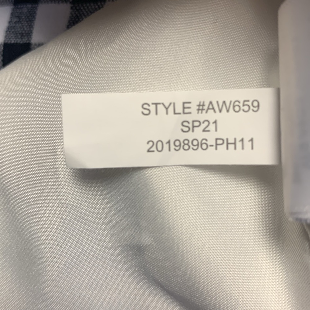 J Crew Re-Imagined Linen Blend One Button Buffalo Check Blazer - Picture 12 of 15